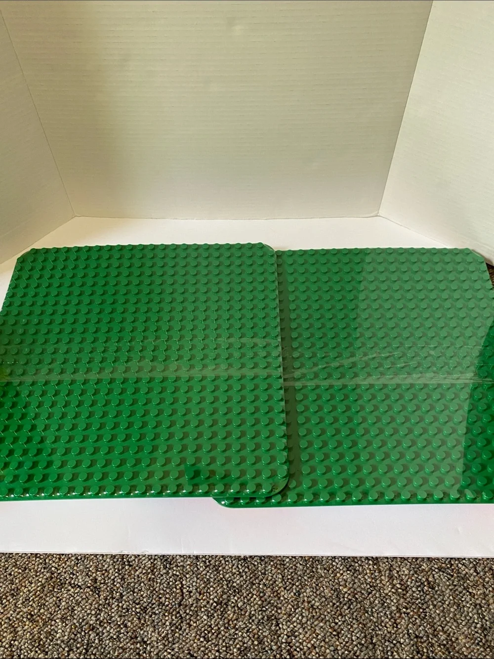 2 New Sealed LEGO Preschool Building Plates Green